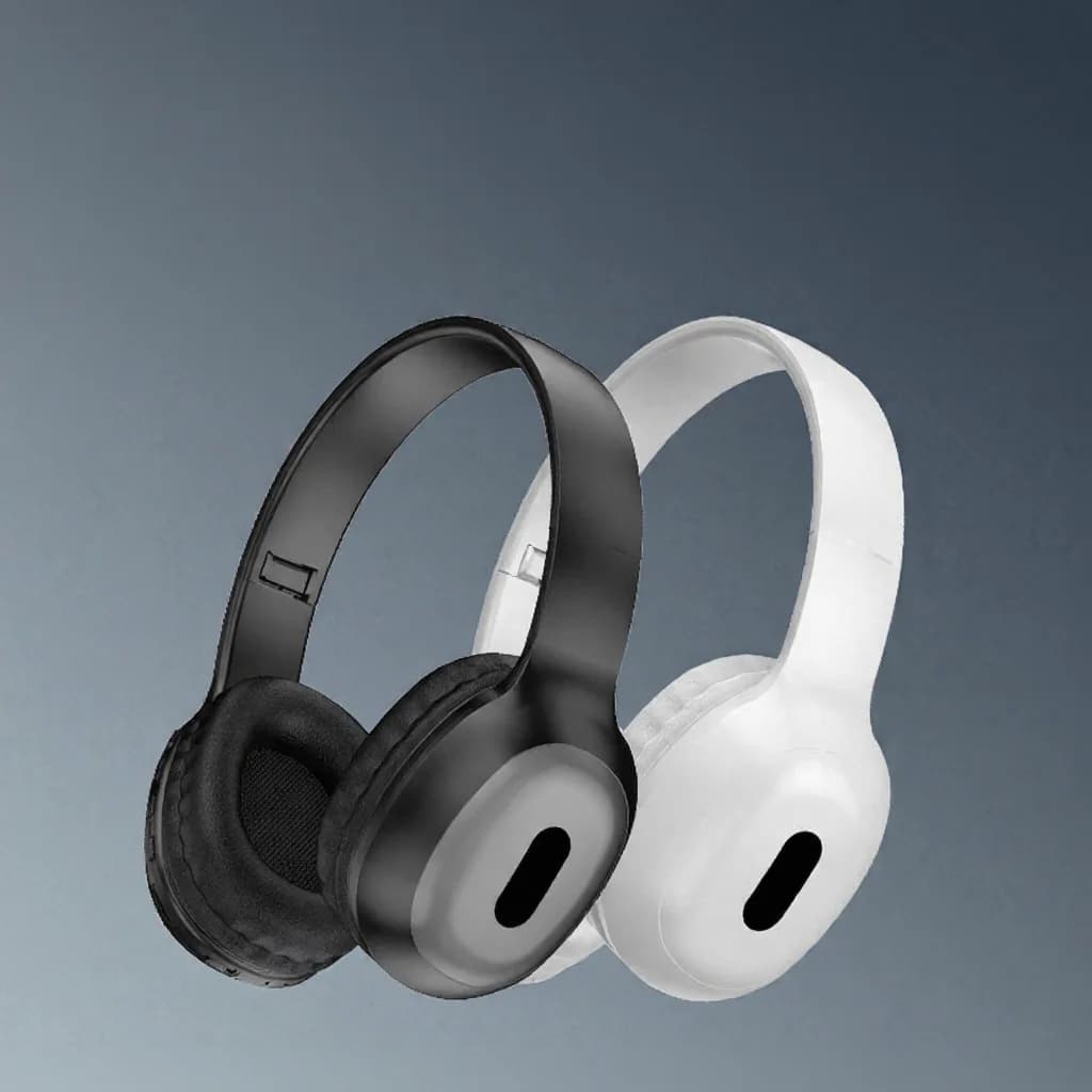 Bluetooth-hovedtelefoner med over-øre-design, TF-kortslot og AUX-indgang