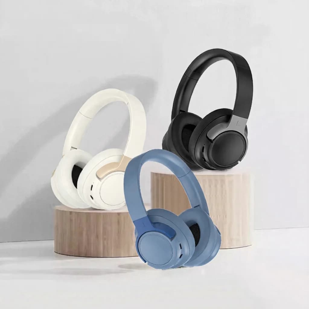 Trådløse Bluetooth-hovedtelefoner med aktiv støjreduktion