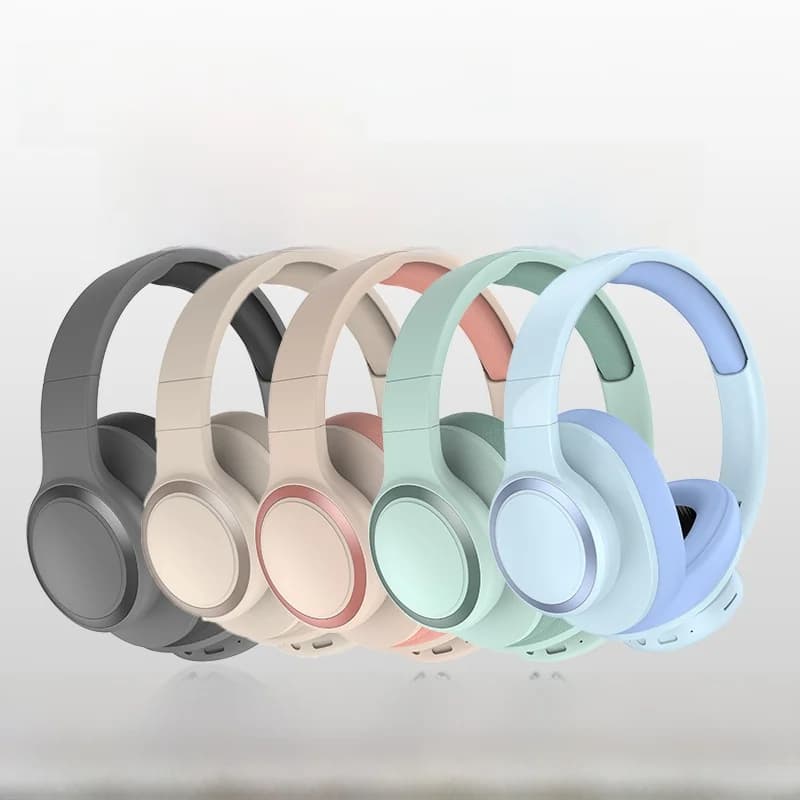 Trådløse Bluetooth over-ear-hovedtelefoner med FM-radio og TF-kortslot