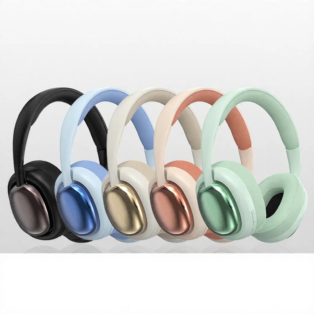 Trådløse over-ear hovedtelefoner med Bluetooth 5.3 og lang batterilevetid