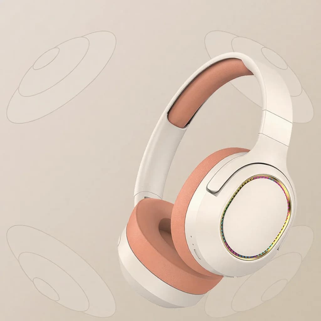 RGB gaming hovedtelefoner trådløs Bluetooth over-ear stereo headset