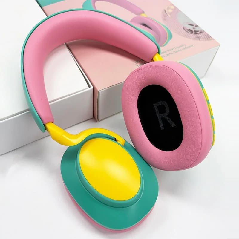 Trådløse over-ear Bluetooth-hovedtelefoner med mikrofon, FM-radio, Type-C