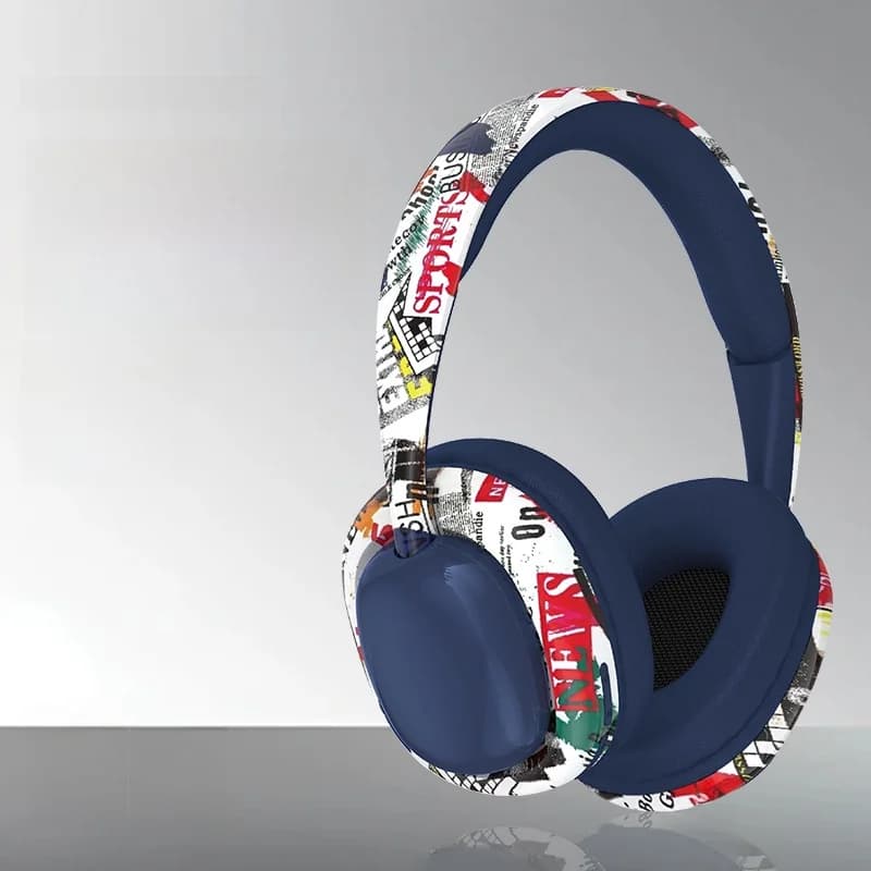 Over-ear Bluetooth hovedtelefoner med dyb bas og trådløs forbindelse