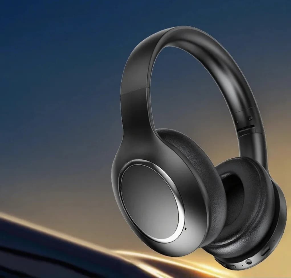 Over-ear Bluetooth-hovedtelefoner med ANC og lang batterilevetid