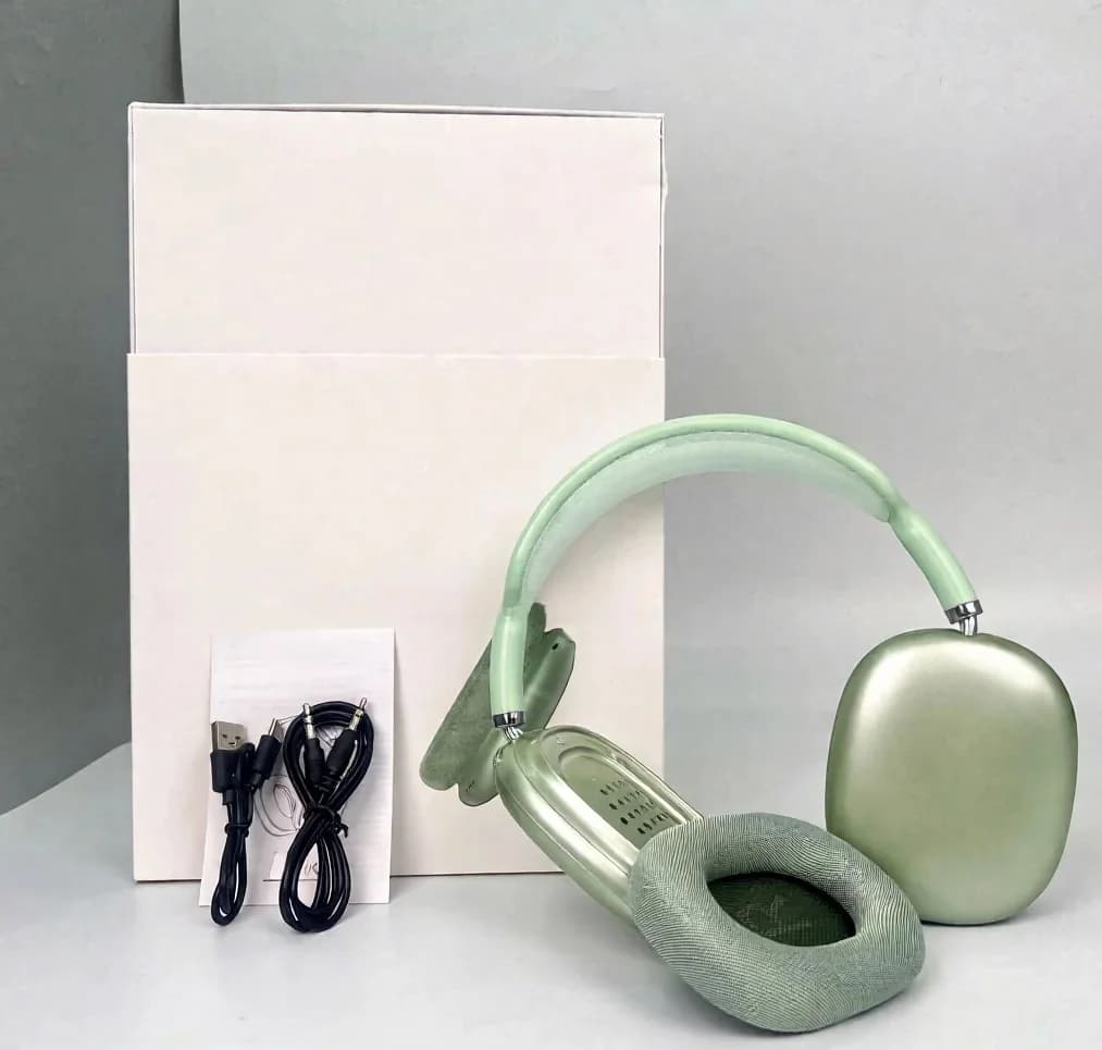 Trådløse over-ear hovedtelefoner med magnetiske ørekopper og mesh-pandebøjle