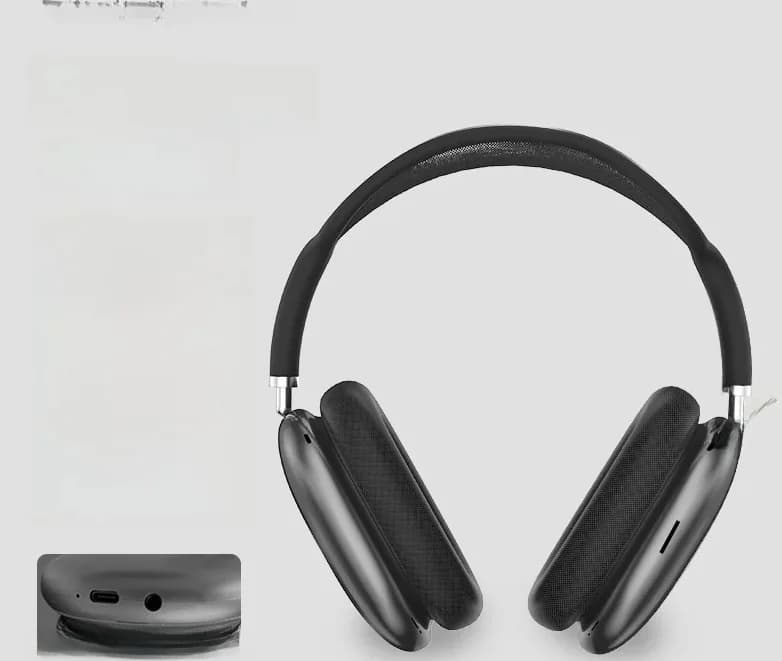 Bluetooth 5.4 on-ear hovedtelefoner med drejeknap og FM-radio