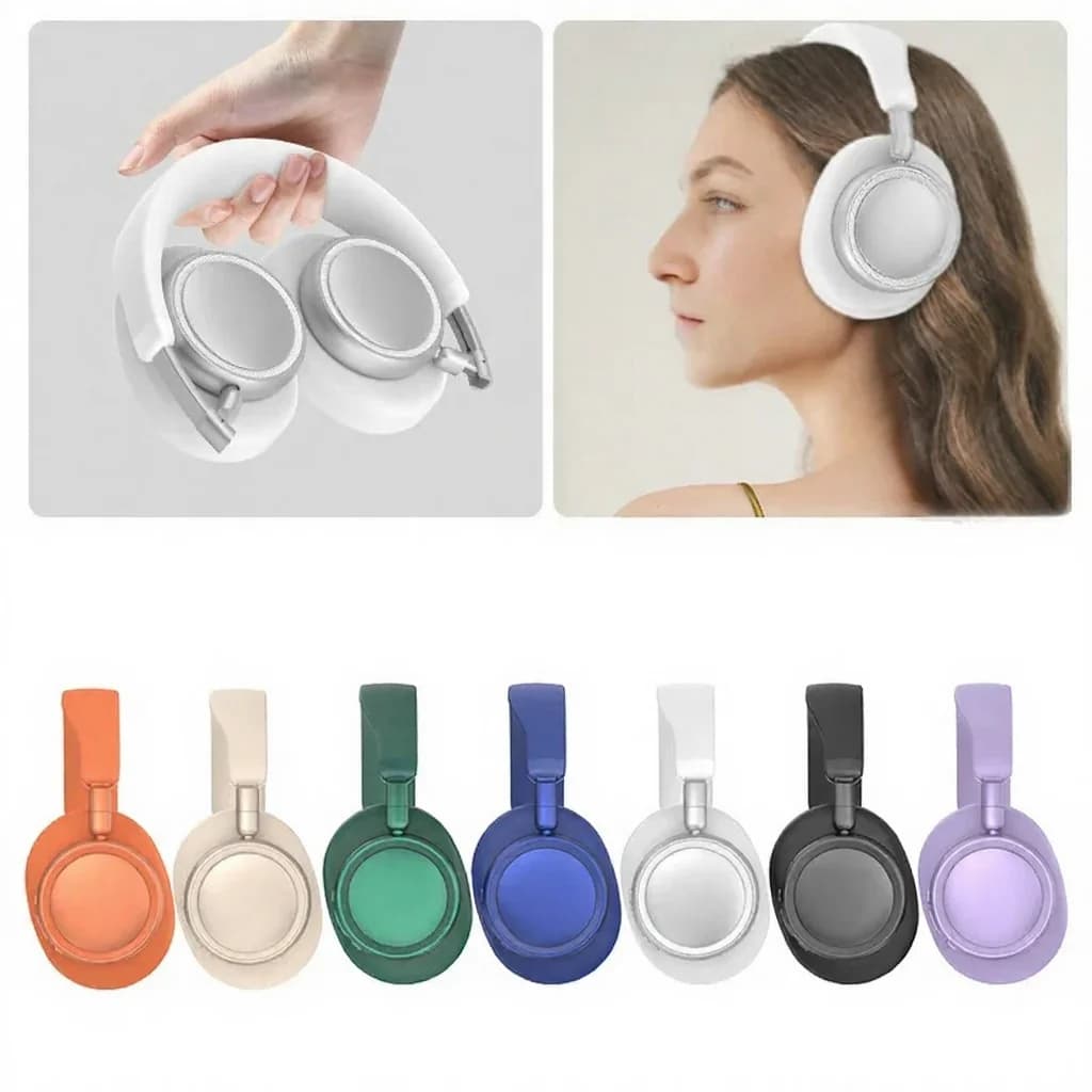 Trådløse over-ear hovedtelefoner med ANC, foldbart design, 30H batteri