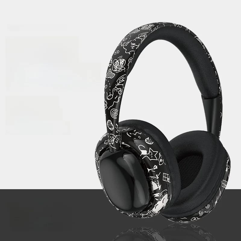 Over-ear Bluetooth hovedtelefoner med dyb bas og trådløs forbindelse
