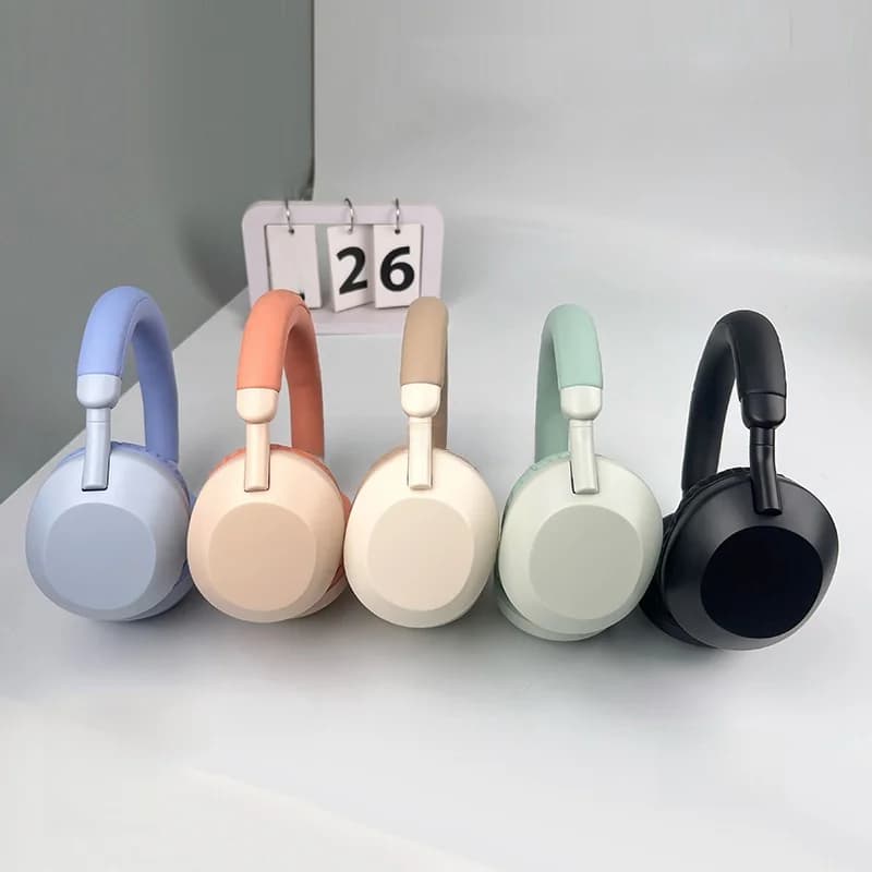 Trådløse Bluetooth-hovedtelefoner over øret med dyb bas og mikrofon