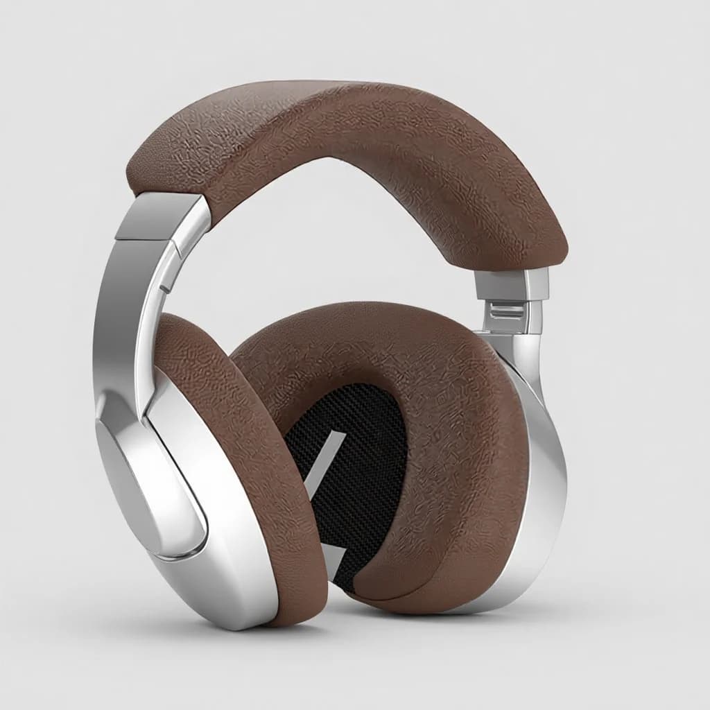 Retro trådløse Bluetooth over-ear hovedtelefoner med mikrofon