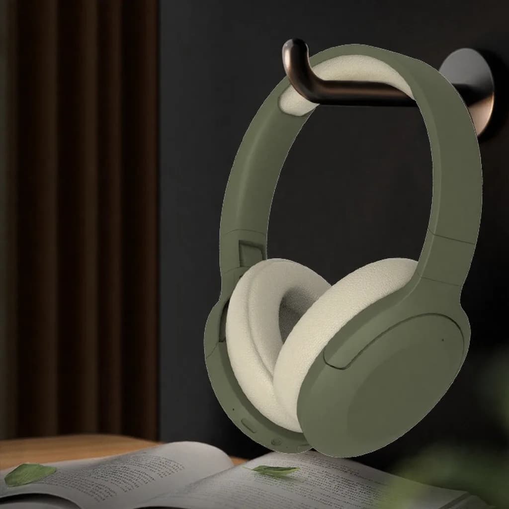 Trådløse Bluetooth over-ear hovedtelefoner med FM-radio og lang batterilevetid
