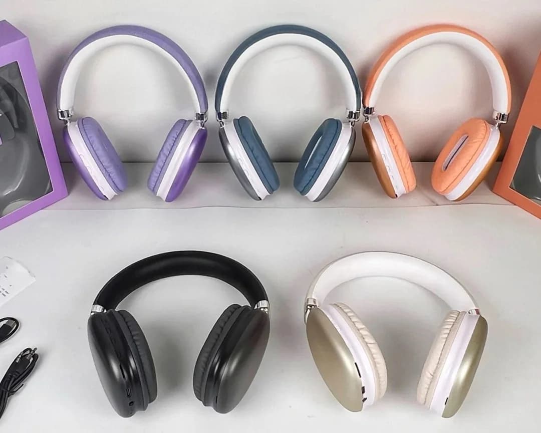 Trådløse over-ear hovedtelefoner med Bluetooth 5.4 og lang batterilevetid