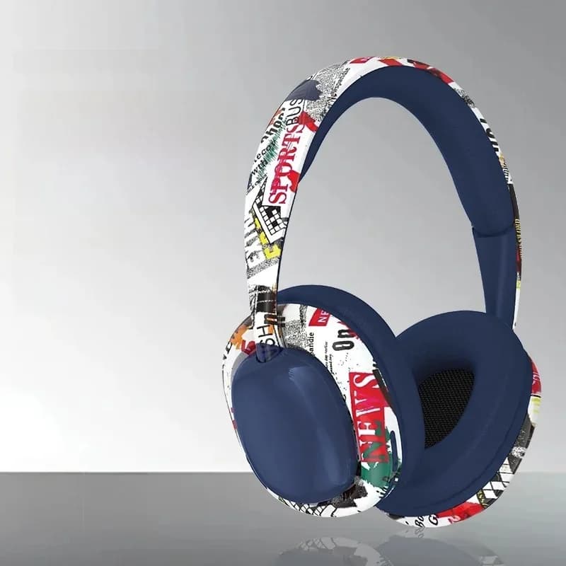 Over-ear Bluetooth hovedtelefoner med dyb bas og trådløs forbindelse