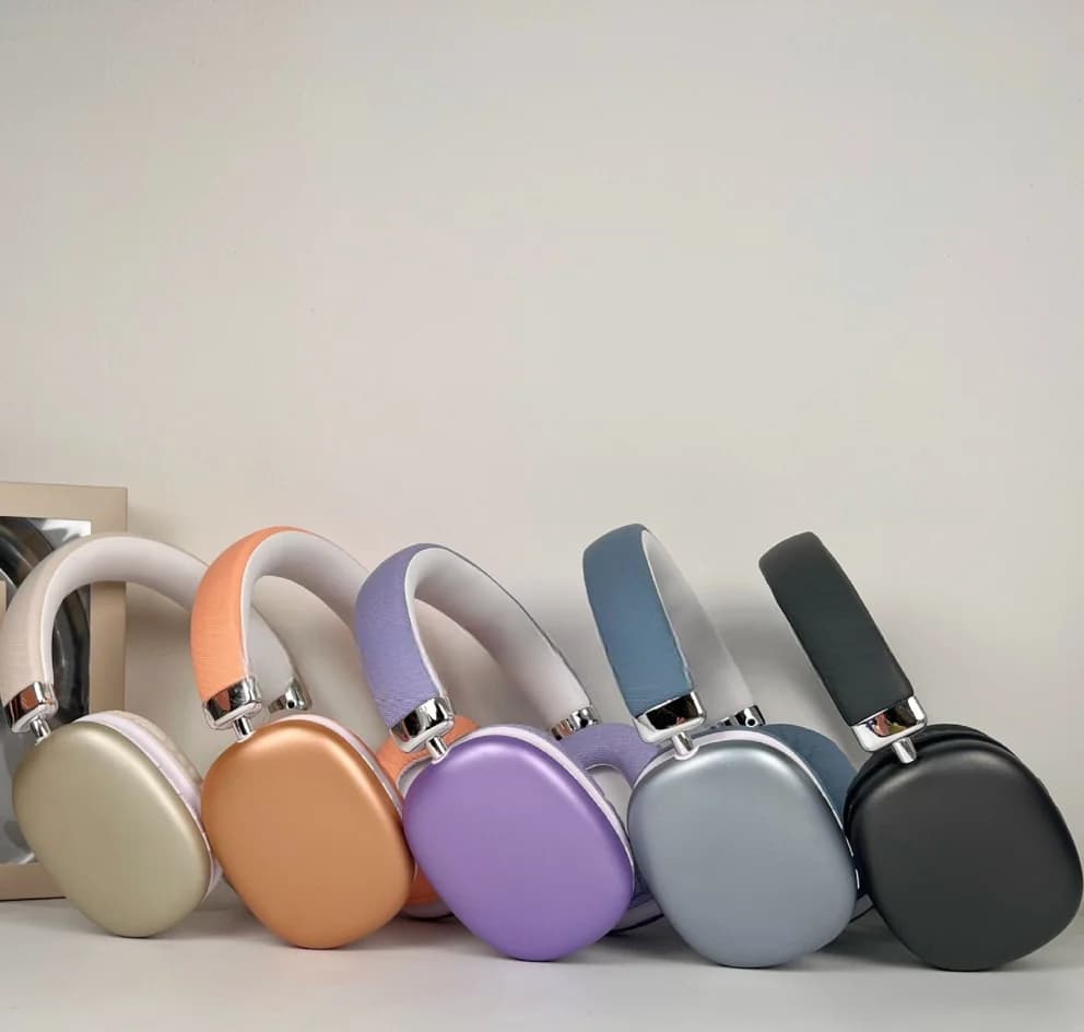 Trådløse over-ear hovedtelefoner med Bluetooth 5.4 og lang batterilevetid