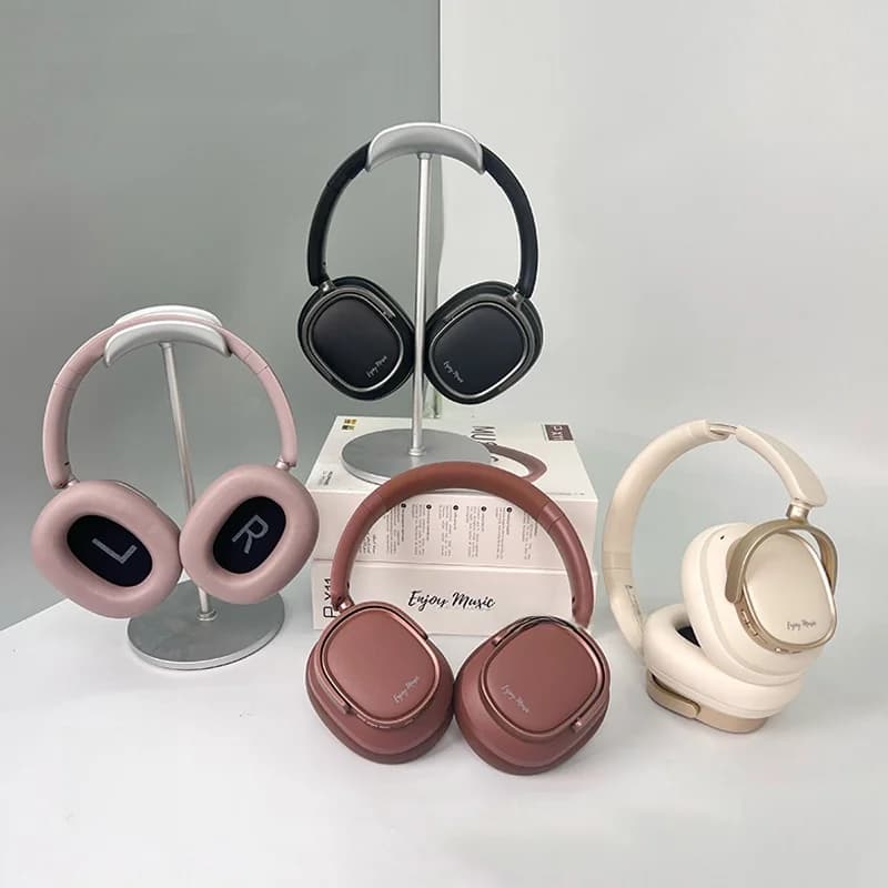 Retro over-ear Bluetooth-hovedtelefoner med aktiv støjreduktion