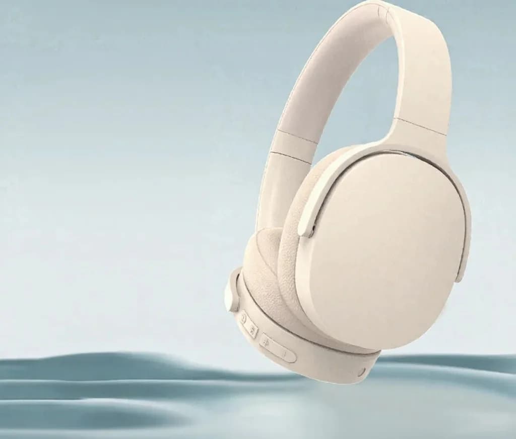 Over-ear trådløse høretelefoner med aktiv støjreduktion og lang batterilevetid