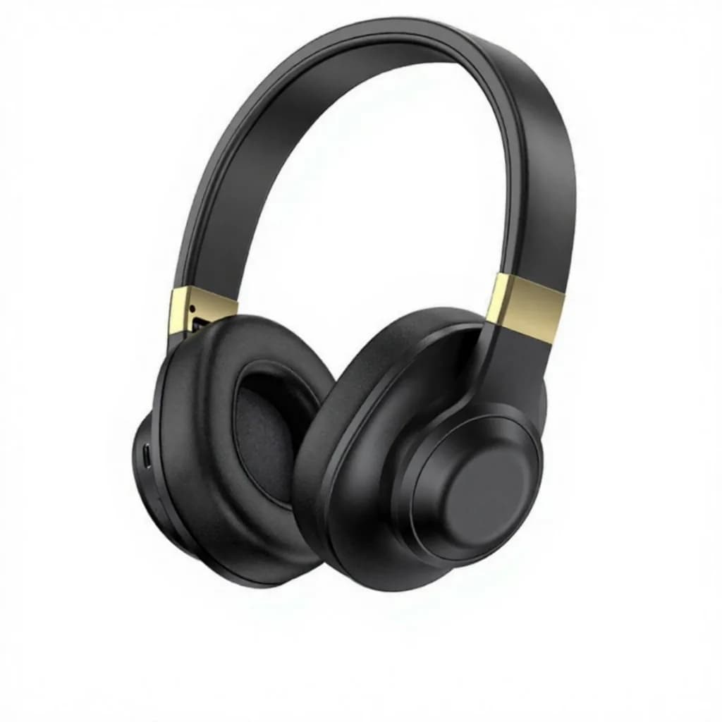 Trådløse over-ear Bluetooth-hovedtelefoner med dyb bas og lang batterilevetid