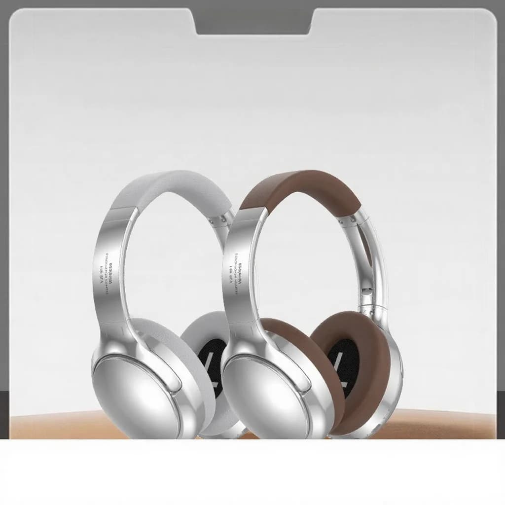 Retro over-ear Bluetooth-hovedtelefoner med FM-radio og kablet tilstand