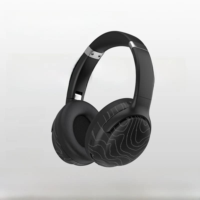 Trådløse over-ear Bluetooth-hovedtelefoner med FM-radio og støjreduktion