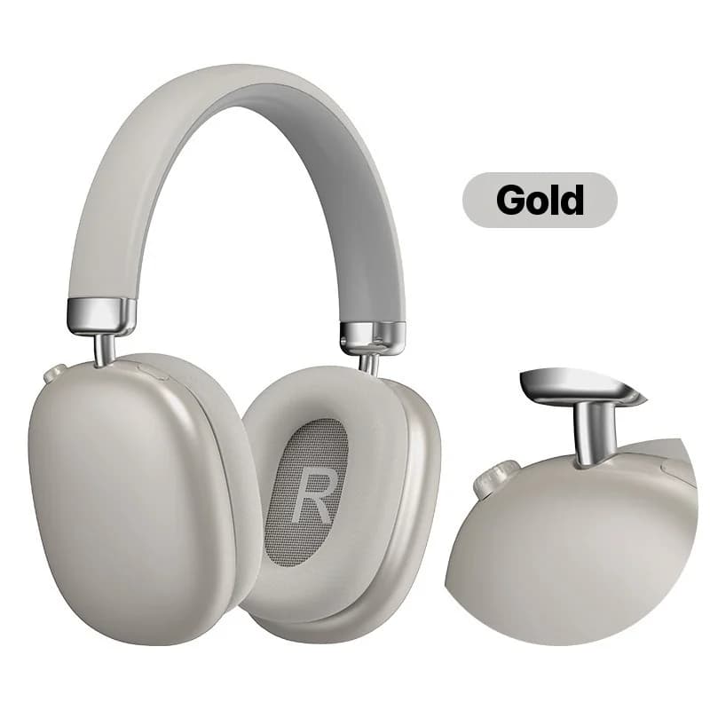 Trådløse over-ear hovedtelefoner Bluetooth 5.4 med lang batterilevetid og foldbart design