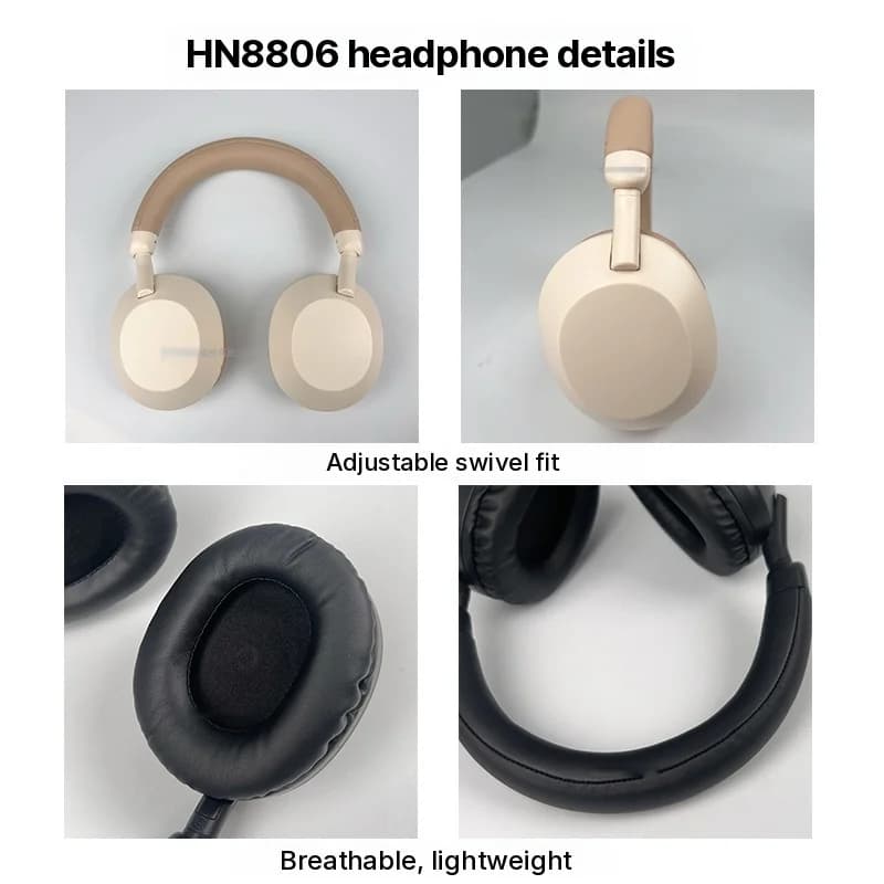 Trådløse Bluetooth on-ear hovedtelefoner med dyb bas og mikrofon