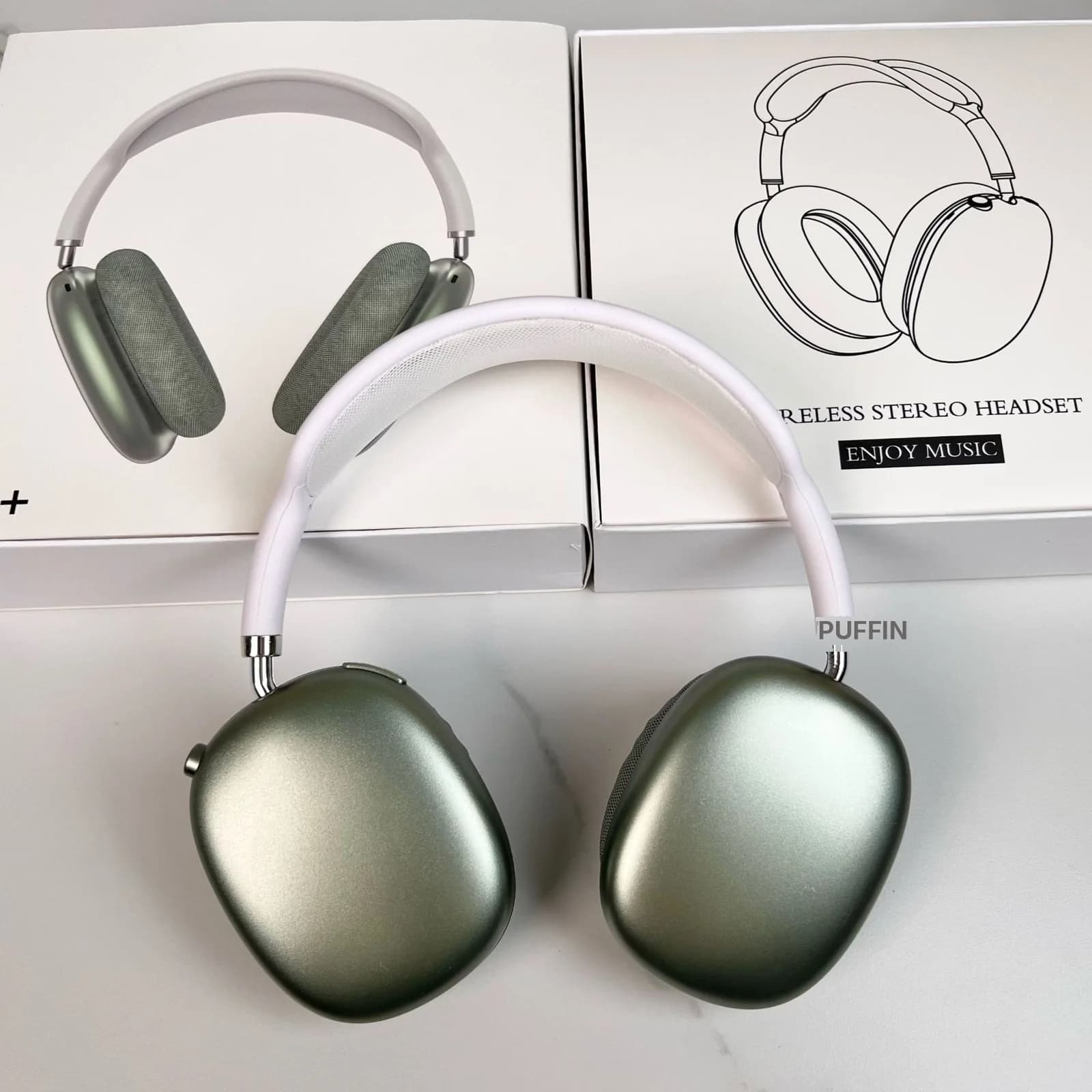 Trådløse Bluetooth-hovedtelefoner med FM-radio og TF-kortslot