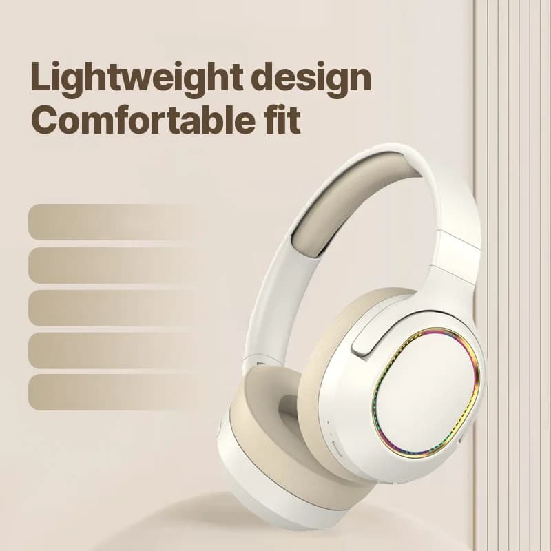 RGB gaming hovedtelefoner trådløs Bluetooth over-ear stereo headset