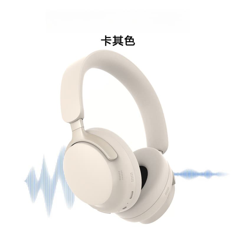 Trådløse over-ear Bluetooth-hovedtelefoner med 3D-stereolyd og langt batteri