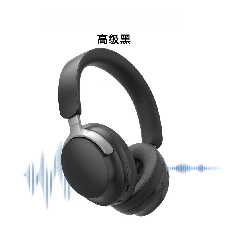 Trådløse over-ear Bluetooth-hovedtelefoner med 3D-stereolyd og langt batteri