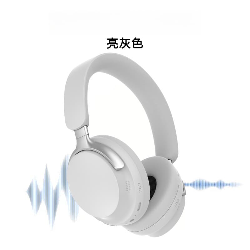 Trådløse over-ear Bluetooth-hovedtelefoner med 3D-stereolyd og langt batteri
