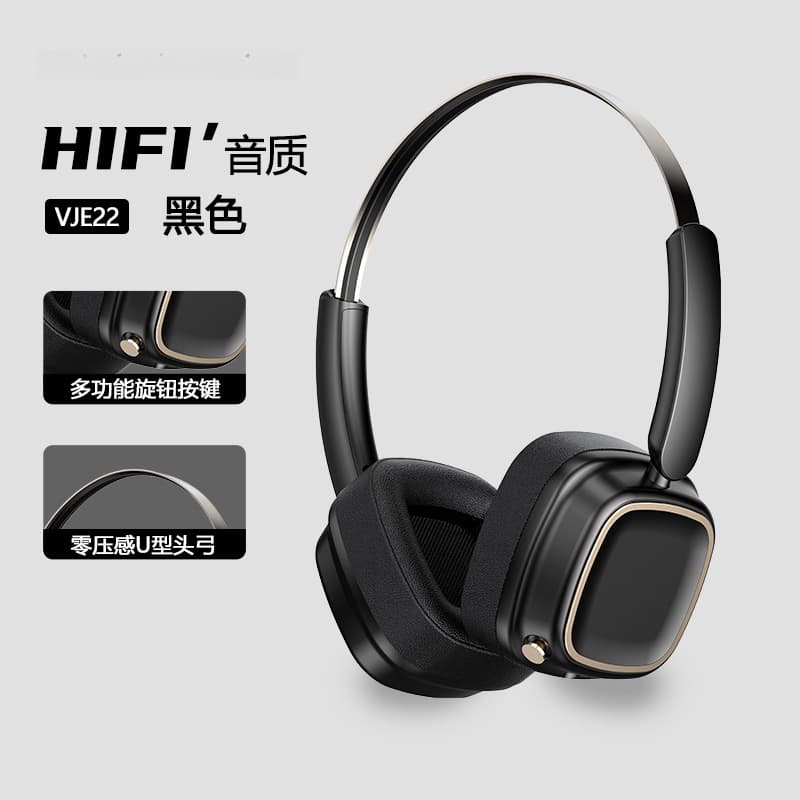 Retro over-ear trådløse hovedtelefoner Bluetooth 5.4 Stereo Bas
